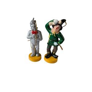 Hallmark Keepsake Christmas Ornaments Wizard of Oz Tin Man & Scarecrow